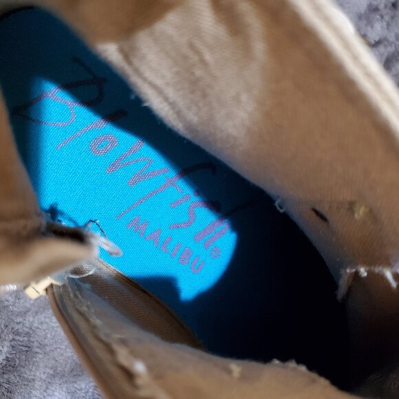 Blowfish Brown Malibu Women’s Ankle Boots W/Wrap Around Straps & Buckles SZ 8.5 - Picture 5 of 10